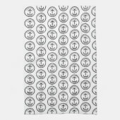 カスタムロゴのプロモーションブランディングパターン キッチンタオル (縦)