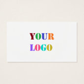 カスタムロゴのプロモーション名刺テンプレート (裏面)