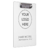 カスタムロゴのミニマルなビジネスの追加 クリップボード (右)