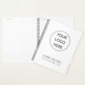 カスタムロゴのミニマルなビジネスの追加 プランナー手帳 (ディスプレー)