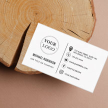 カスタムロゴのミニマルモダンナリスト