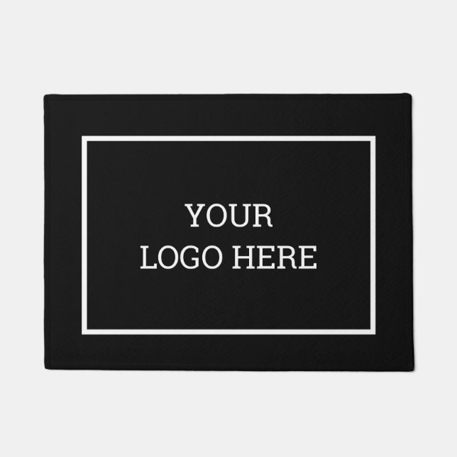 カスタムロゴの表札 ドアマット (正面)