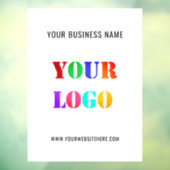 カスタムロゴの販売促進パーソナライズされた ウィンドウサイン (シート3)