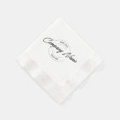 カスタムロゴの販売促進 縁ありカクテルナプキン (角)