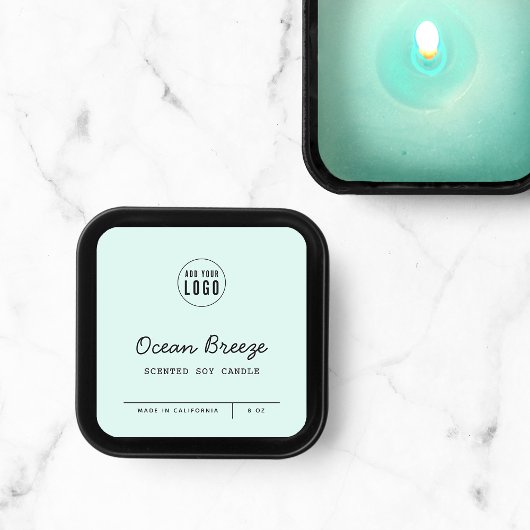 カスタムロゴの追加スクリプト行の製品ラベル スクエアシール