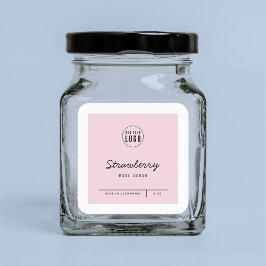 カスタムロゴの追加スクリプト行の製品ラベル スクエアシール