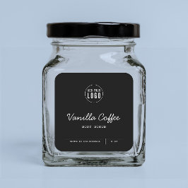 カスタムロゴの追加スクリプト行の製品ラベル スクエアシール