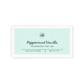 カスタムロゴの追加スクリプト行の製品ラベル ラベル (正面)