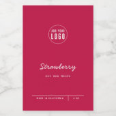 カスタムロゴの追加スクリプト行の製品ラベル ワインラベル (シングルラベル)