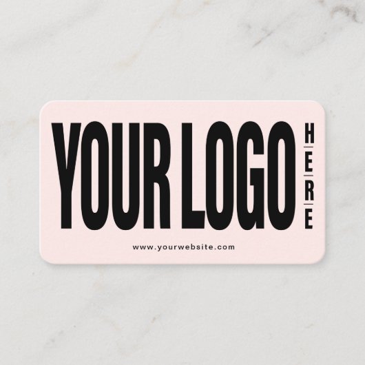 カスタムロゴの追加ソーシャルメディアQRコード 名刺 (正面)