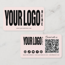 カスタムロゴの追加ソーシャルメディアQRコード