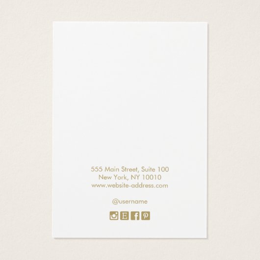 カスタムロゴの追加ホワイトイヤリングジュエリー表示 (裏面)