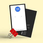 カスタムロゴの追加ホワイトイヤリングジュエリー表示