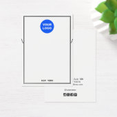 カスタムロゴの追加ホワイトネックレスブレスレットディスプレイ (デスク)