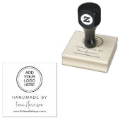 カスタムロゴの追加 ラバースタンプ (押印)