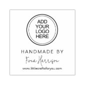 カスタムロゴの追加 ラバースタンプ (インプリント)