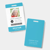カスタムロゴの追加Medical Employee Photo ID バッジ (正面＆裏面)