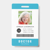 カスタムロゴの追加Medical Employee Photo ID バッジ (正面)
