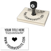 カスタムロゴまたはイメージスタンプ ラバースタンプ (押印)