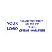 カスタムロゴまたはフォトアドレスのスタンプテンプレート セルフインキングスタンプ (デザイン)