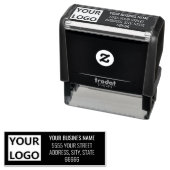 カスタムロゴまたはフォトカラーアドレススタンプテンプレート セルフインキングスタンプ (インサイチュ)