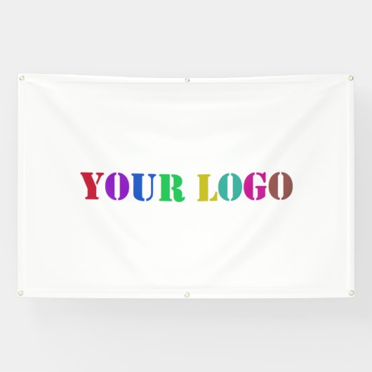 カスタムロゴまたはフォトビジネスのプロモーションバナー 横断幕 (横)