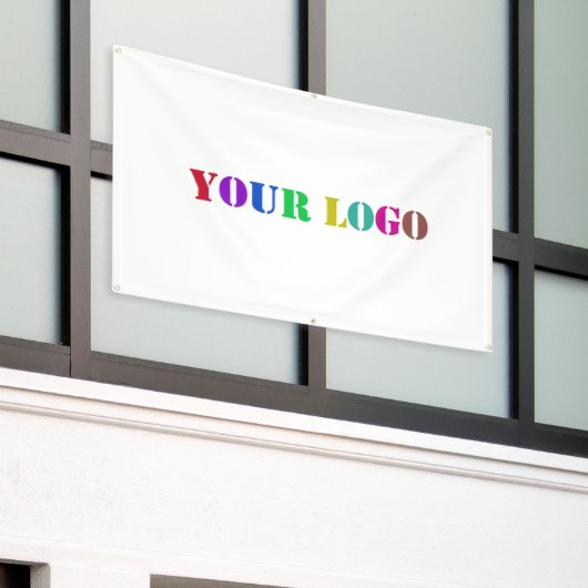 カスタムロゴまたはフォトビジネスのプロモーションバナー 横断幕 (ビルの外側)