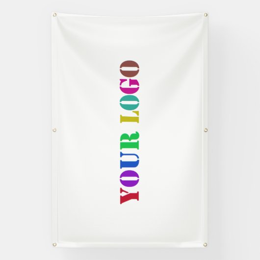 カスタムロゴまたはフォトビジネスのプロモーションバナー 横断幕 (縦)