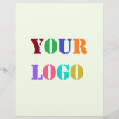 カスタムロゴまたはフォトビジネスフライヤーテンプレート チラシ (裏面)