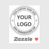 カスタムロゴまたはフォト文字とカラースタンプシール シール (シート)