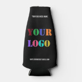 カスタムロゴまたはフォト文字のクールボトルお使いの色 ボトルクーラー (正面)