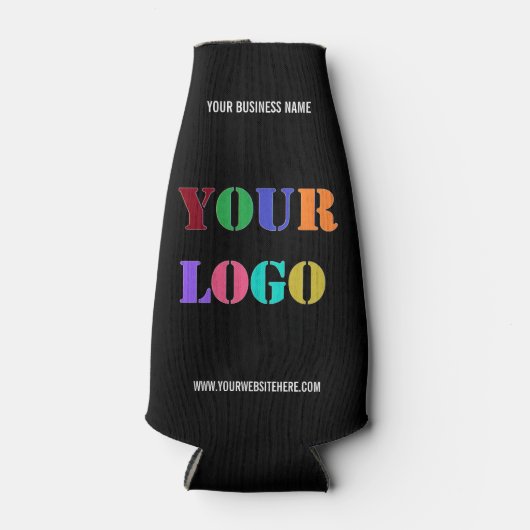 カスタムロゴまたはフォト文字のクールボトルお使いの色 ボトルクーラー (正面)