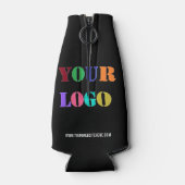 カスタムロゴまたはフォト文字のクールボトルお使いの色 ボトルクーラー (裏面)