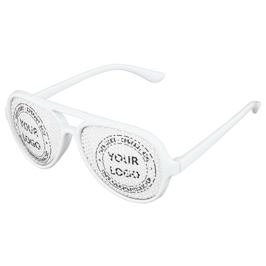 カスタムロゴまたは写真と文字パーティーサングラス アビエーターサングラス (アングル)