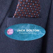 カスタムロゴまたは写真の従業員の役職と名前タグ 名札