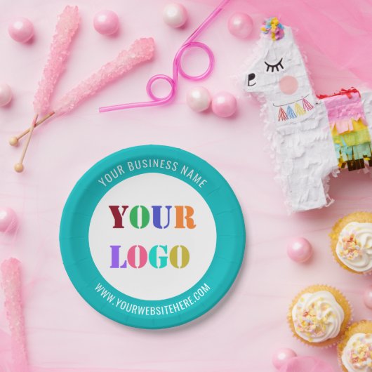 カスタムロゴまたは写真、文字、カラー紙プレート ペーパープレート (パーティー)