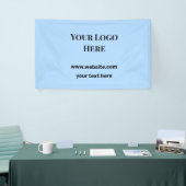 カスタムロゴを追加してください ここにウェブサイトを掲載して ありがとう   バナー 横断幕 (トレードショー)