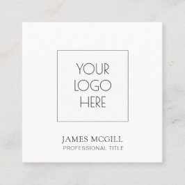 カスタムロゴを追加するミニマルSquare Business スクエア名刺