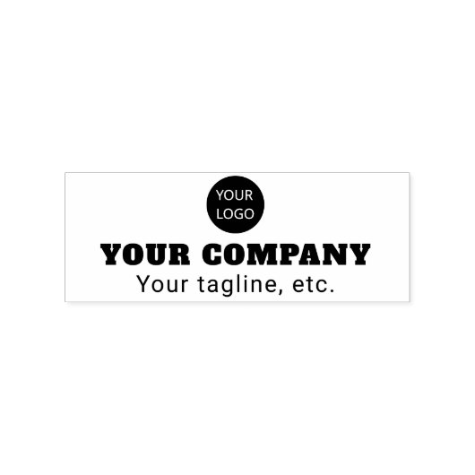 カスタムロゴを追加するロゴ ラバースタンプ (インプリント)