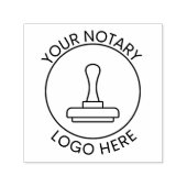 カスタムロゴを追加カスタム公証人ブランディング自己インク セルフインキングスタンプ (デザイン)