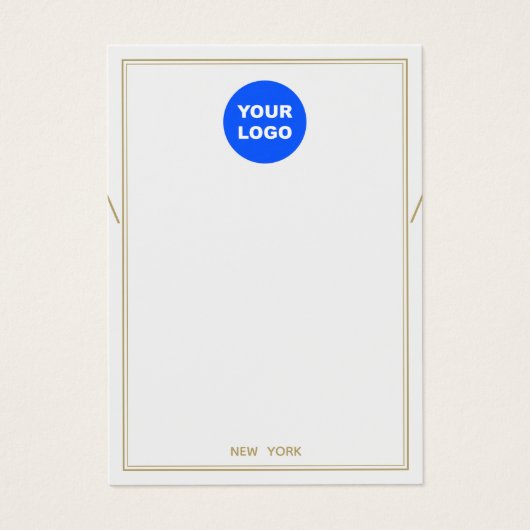 カスタムロゴを追加グレーネックレスブレスレットディスプレイ (正面)