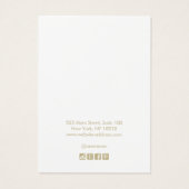 カスタムロゴを追加ライトピンク淡い色のイヤリングディスプレイ (裏面)