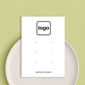 カスタムロゴを追加6つのイヤリング穴セット表示