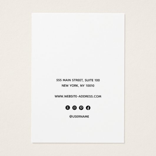 カスタムロゴを追加6つのイヤリング穴セット表示 (裏面)