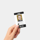 カスタムロゴを追加CREWパス バッジ (手持ち)