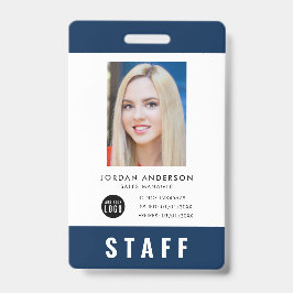 カスタムロゴを追加STAFFパス バッジ