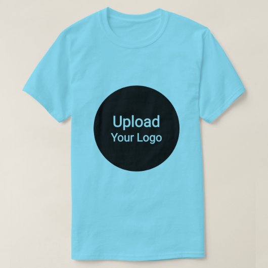 カスタムロゴアップロード | パーソナライズドビジネス Tシャツ (デザイン正面)