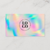 カスタムロゴアポイントメントリマインダカード – 虹 名刺 (裏面)