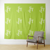 カスタムロゴイベントの背景ステップと繰り返し タペストリー (インサイチュ(横))