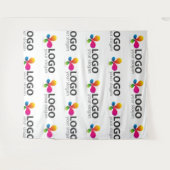 カスタムロゴイベントの背景ステップと繰り返し タペストリー (正面(横))